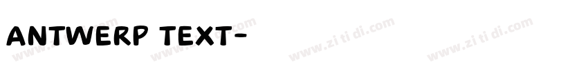 Antwerp Text字体转换